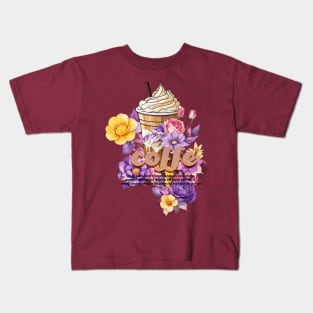coffe & flowers Kids T-Shirt